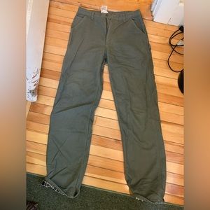 Men’s Flannel lined Carhartt Pants